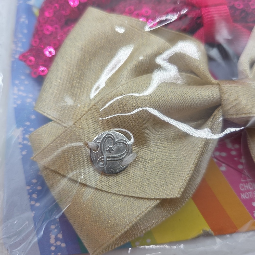 Lot 18ct Jojo Siwa 5" Bows Assorted Styles Unicorn Flowers Sprinkles Pink Blue - Picture 12 of 12